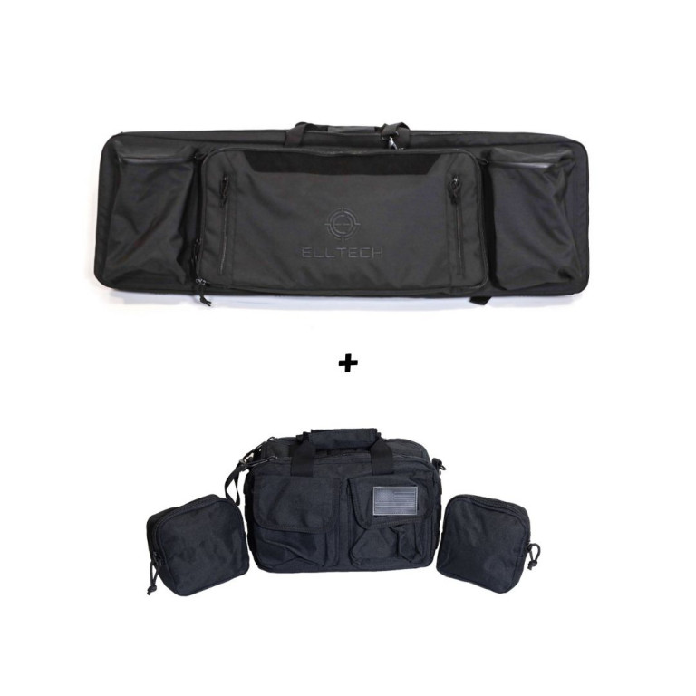 WIN A COMBO: ELLTECH Arida FT 48.5" Field Target Drag Bag with Rain Cover + KURO Small Tactical Covert Range Bag W/ 2x Molle Pockets