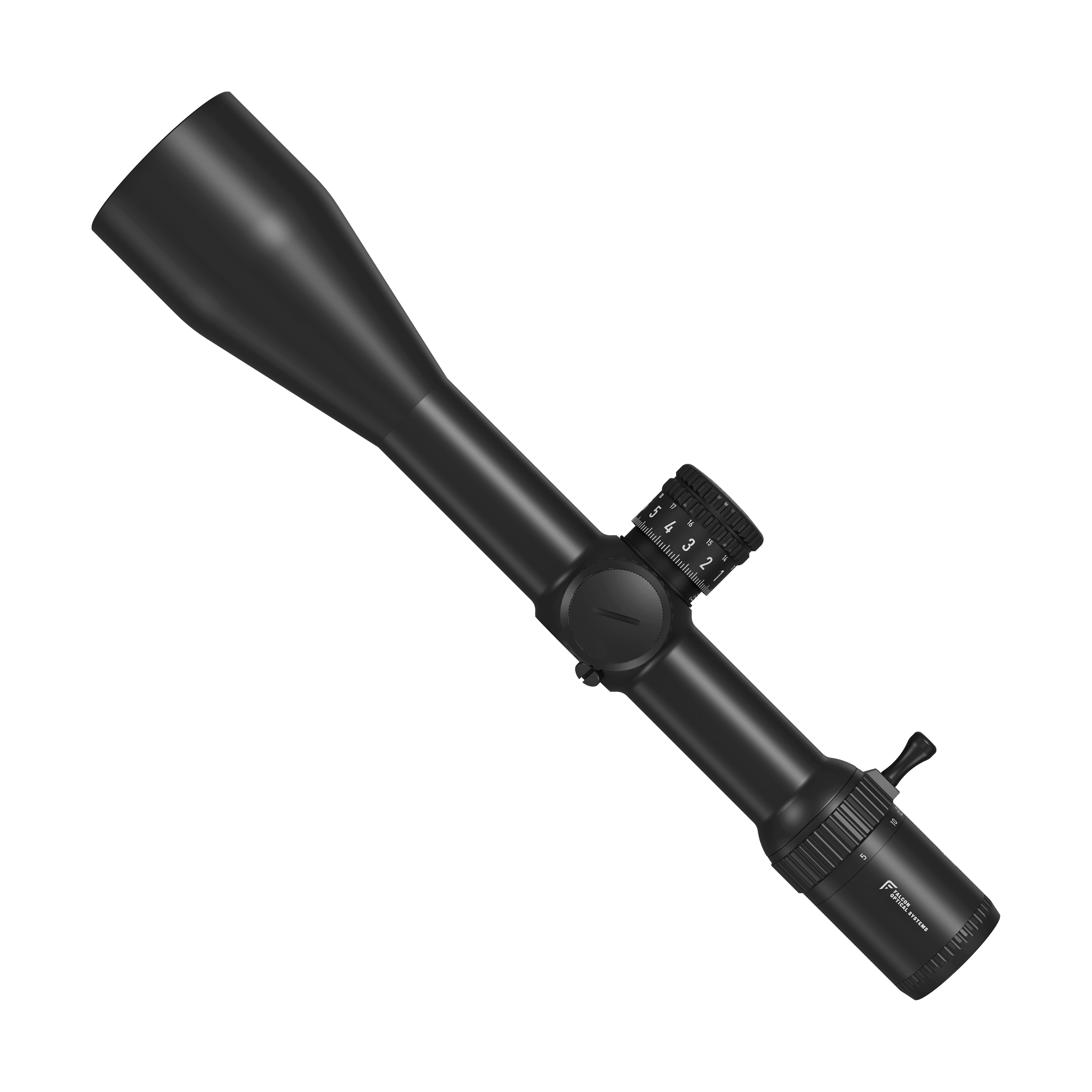 Falcon T50i+ 5-50x60i SFP IR E-CDi 1/8MOA 34mm Rifle Scope