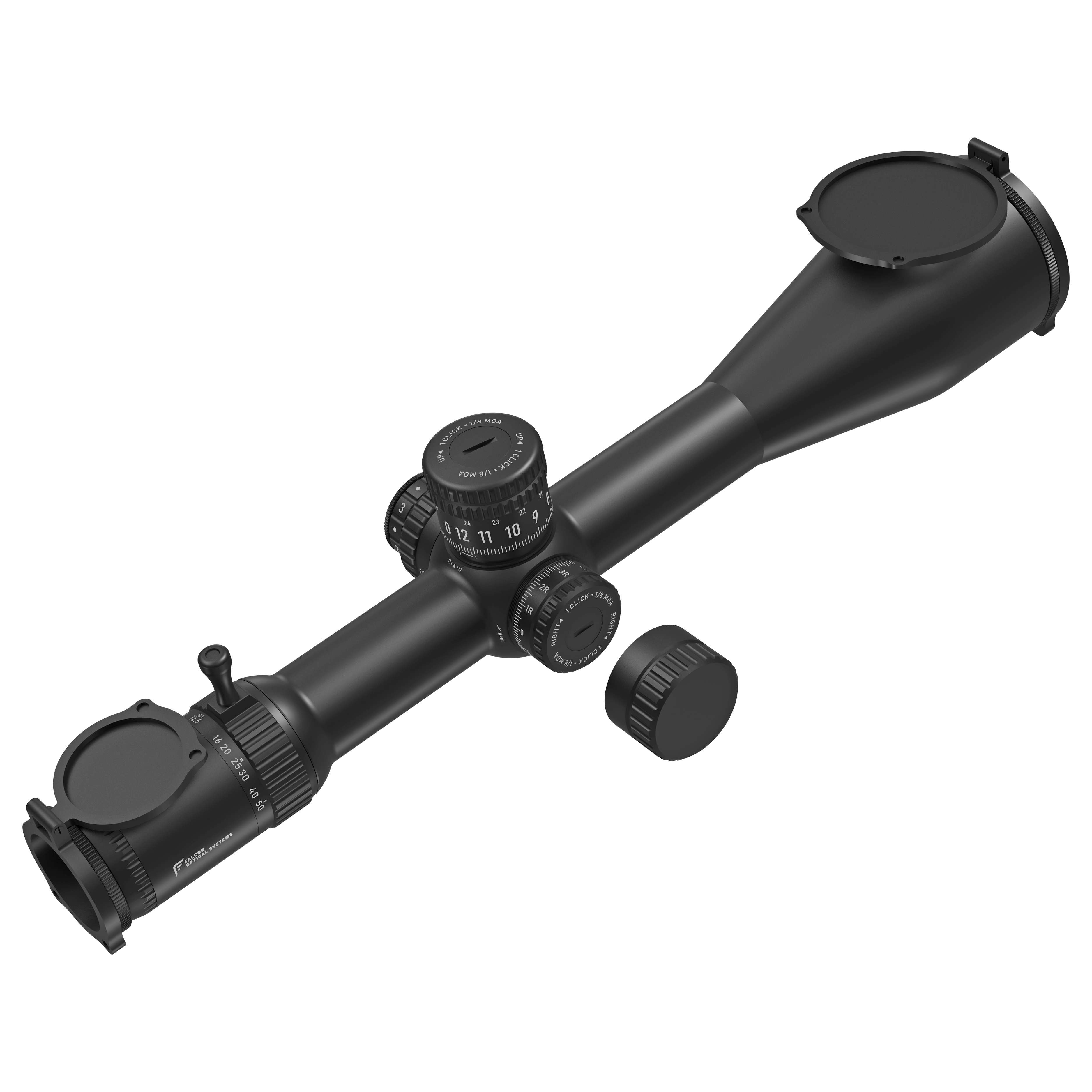 WIN A: Falcon Optics T50i+ 5-50x60 SFP IR E-CDi 1/8MOA 34mm Rifle Scope
