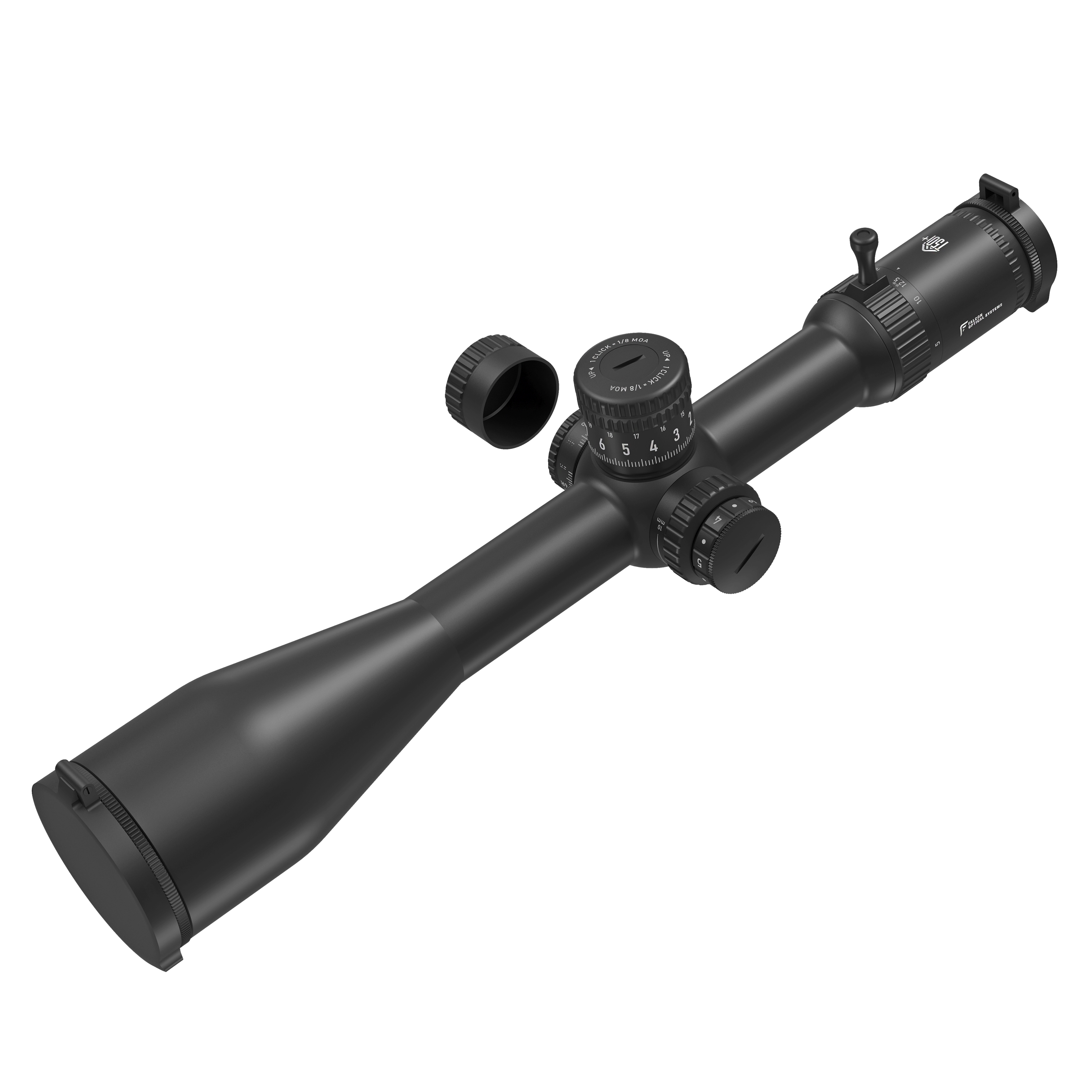 WIN A: Falcon Optics T50i+ 5-50x60 SFP IR E-CDi 1/8MOA 34mm Rifle Scope