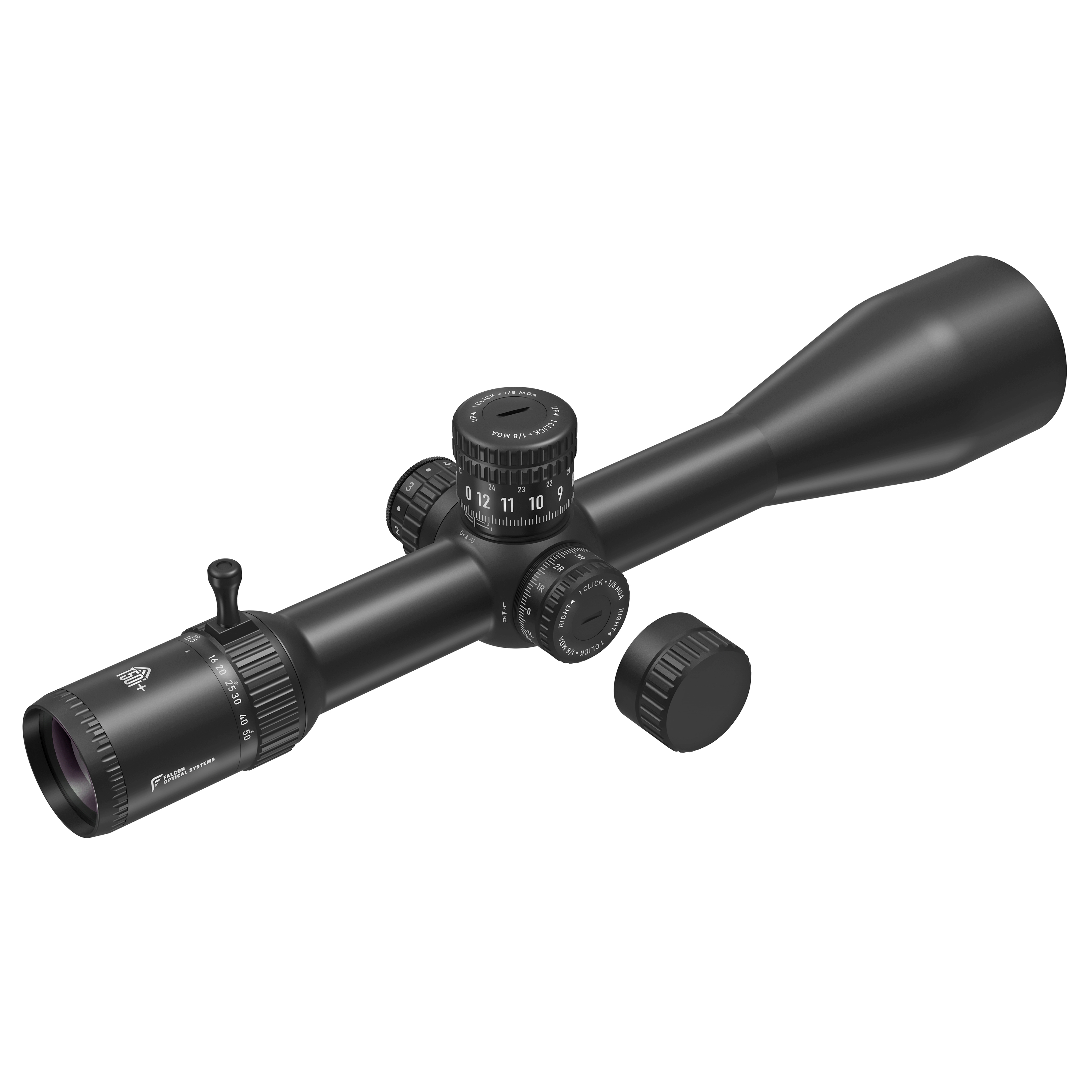 WIN A: Falcon Optics T50i+ 5-50x60 SFP IR E-CDi 1/8MOA 34mm Rifle Scope