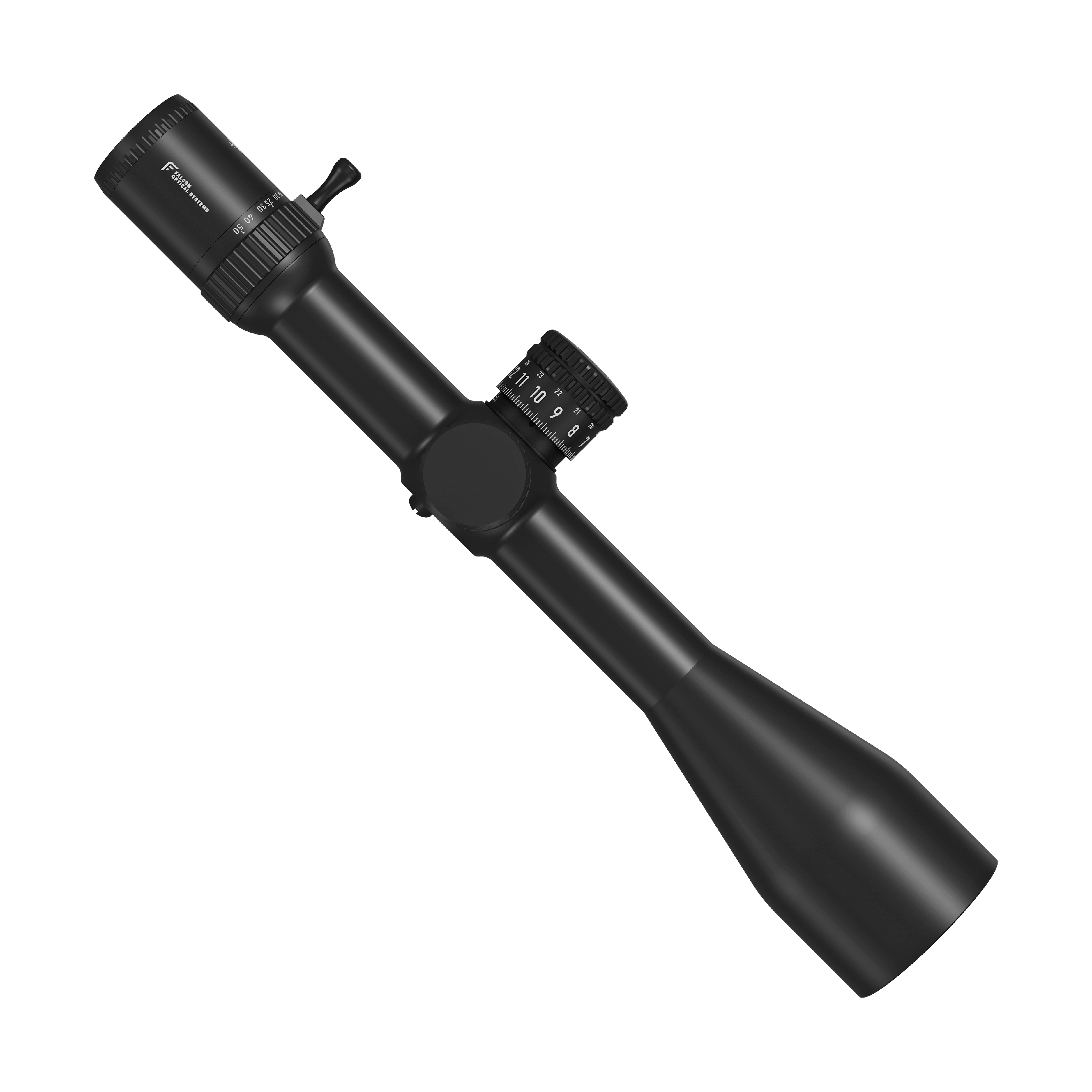 WIN A: Falcon Optics T50i+ 5-50x60 SFP IR E-CDi 1/8MOA 34mm Rifle Scope