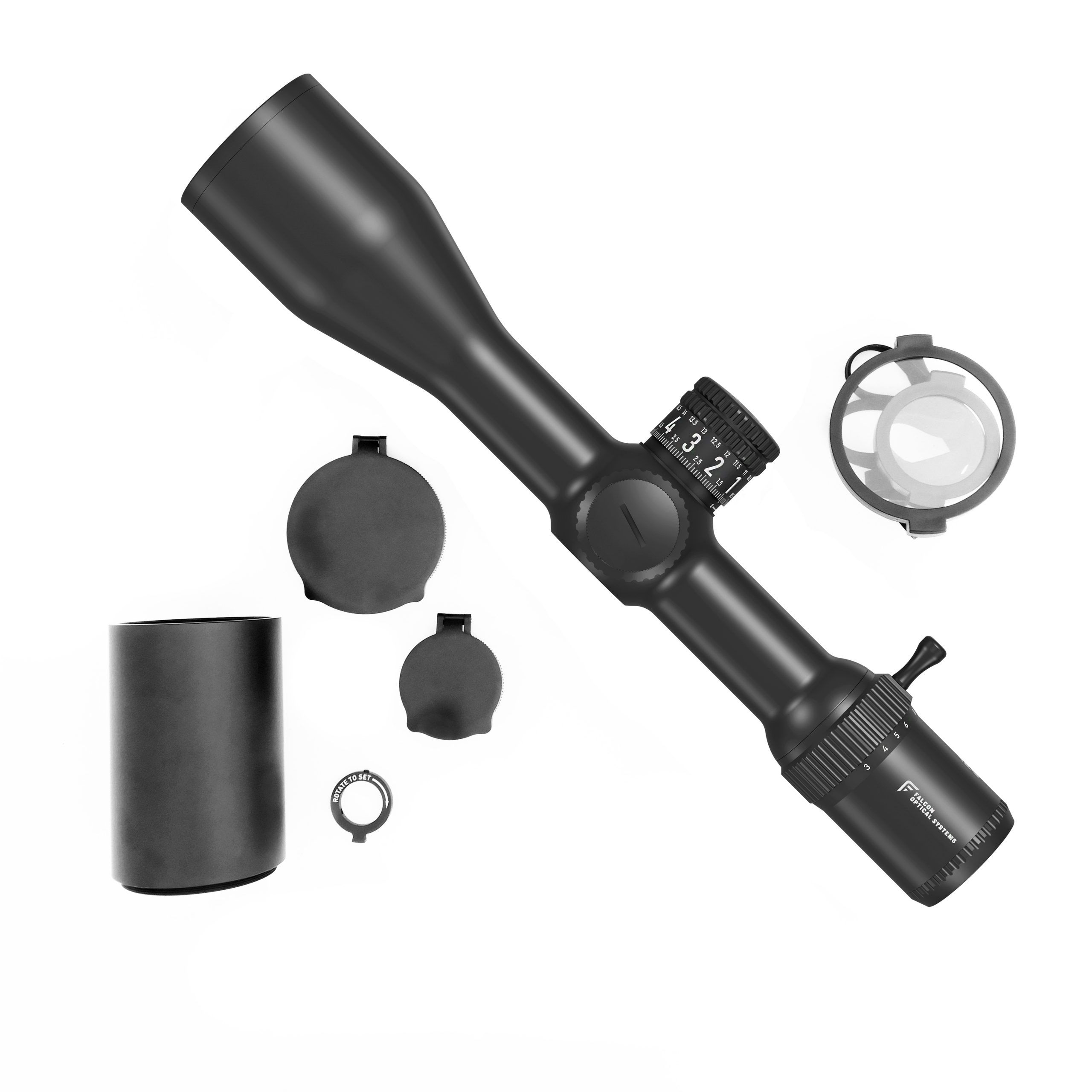 Falcon Optics S30i+ 3-30x56i FFP IR ED Hoya 0.1MRAD 34mm Rifle Scope