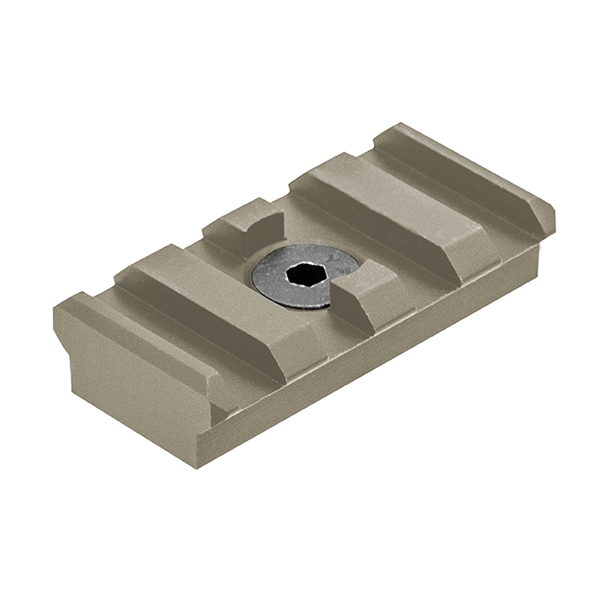 Leapers UTG M-LOK 4-Slot Picatinny Rail Section - FDE Cerakote