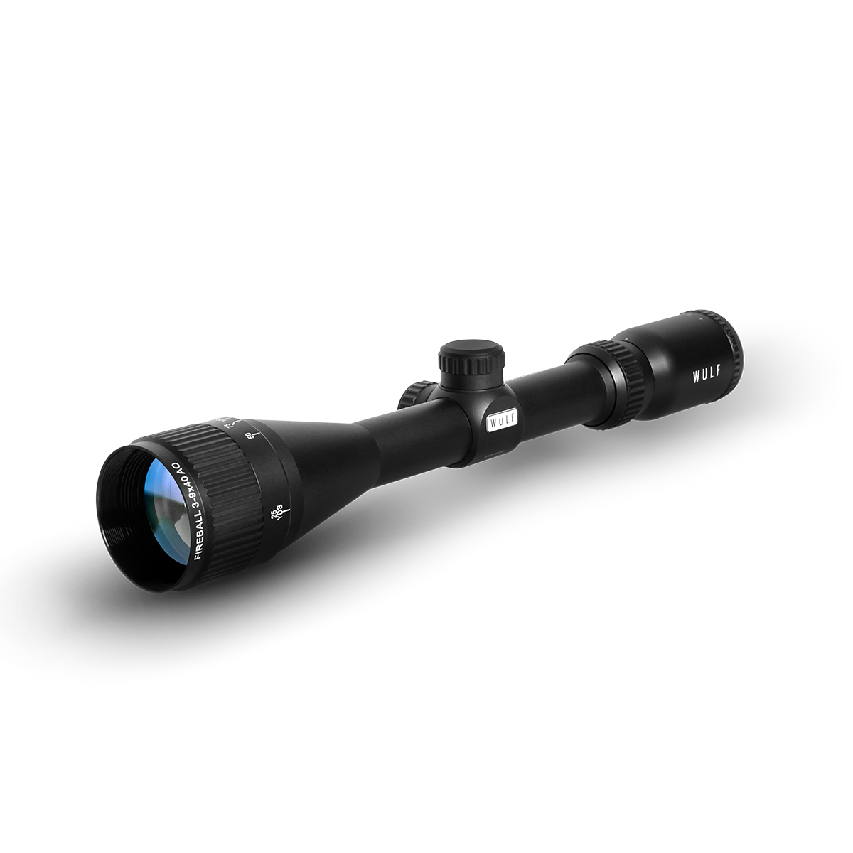 WIN A: WULF Fireball 3-9x40 Adjustable Objective 10 Yard Minimum Half Mil-Dot Reticle Rifle Scope