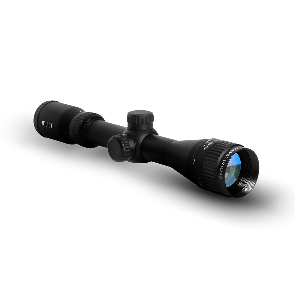 WIN A: WULF Fireball 2-7x32 SFP Mil-Dot Reticle 0.1 MRAD Rifle Scope w/ Dovetail Mounts & 1 inch bubble level