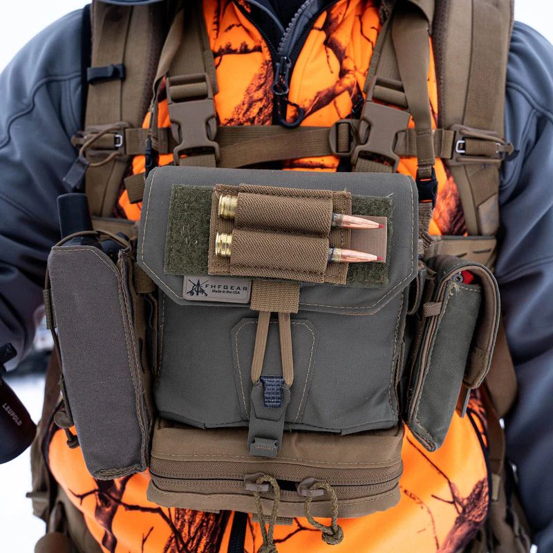 FHF Gear Service Model Bino Harness - Ranger Green - Standard