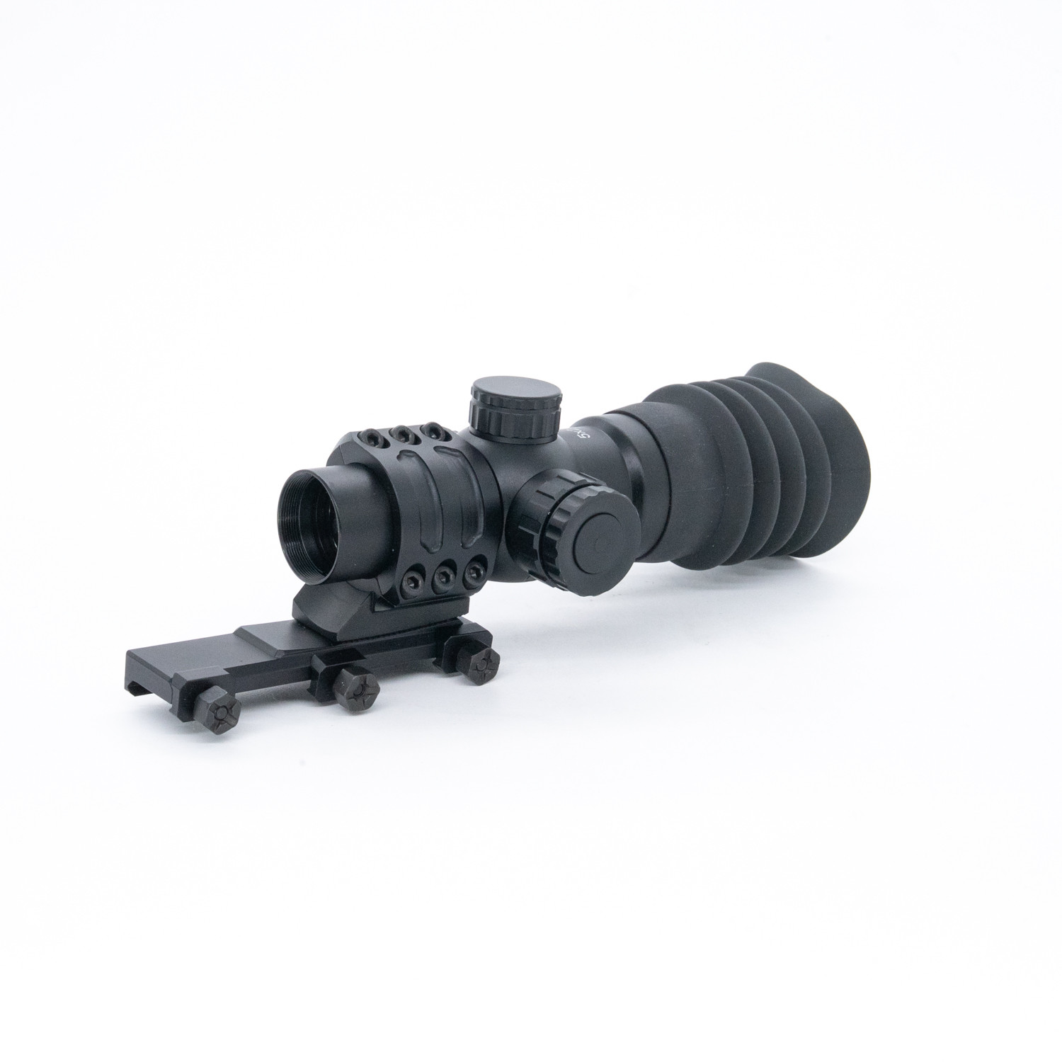 Factory Refurbished Immersive Optics 5x24 Mildot RAPID w/MOA ADJ MOUNTS Prism Rifle Scope - FR25028