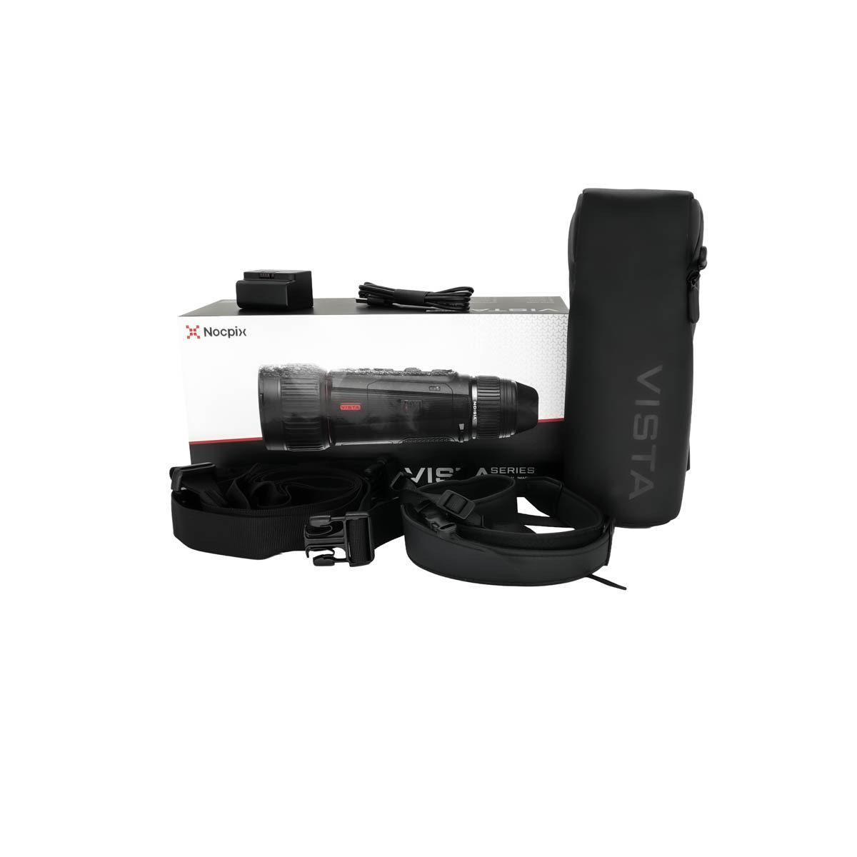 Factory Refurbished NocPix VISTA H50R Handheld Thermal Monocular with LRF - 50mm 12um 640x512 <15mK NETD - FR25032