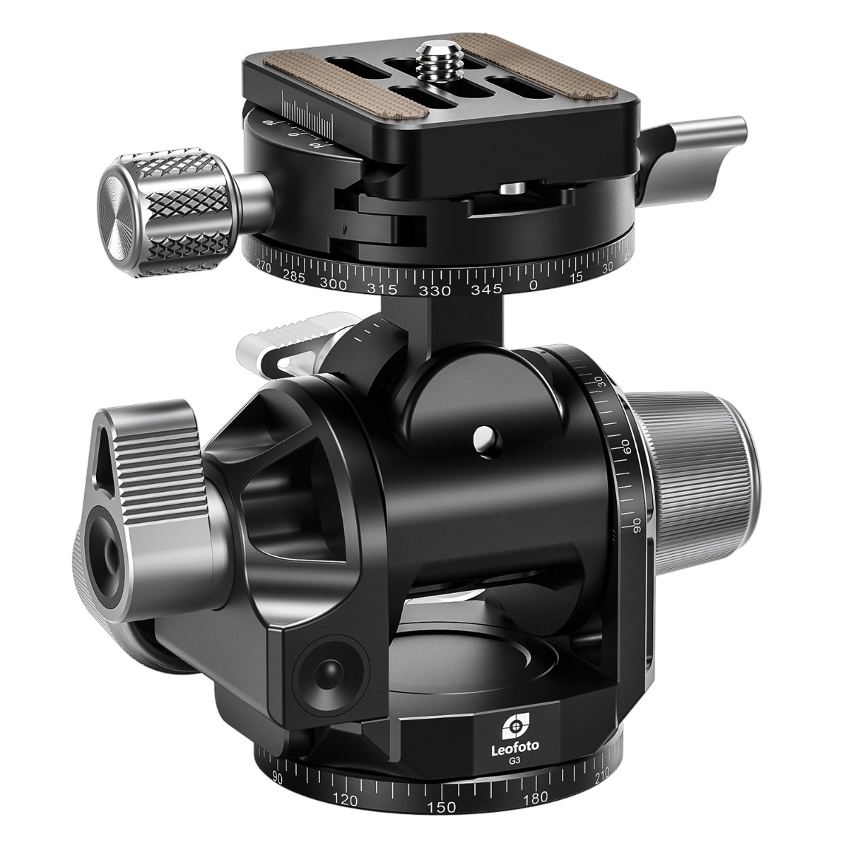 Leofoto G3 3D Geared Ball Head with BPL-50 Quick Release Plate