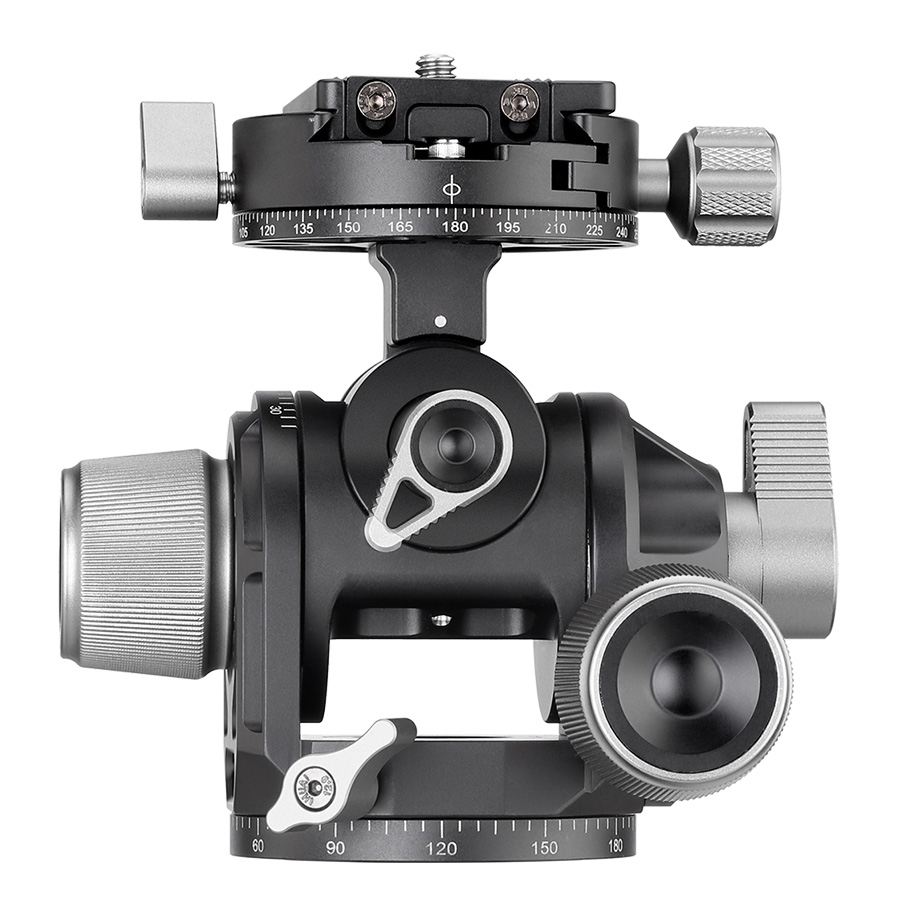 Leofoto G4 Geared Tripod Head with NP-60 Quick Release Plate