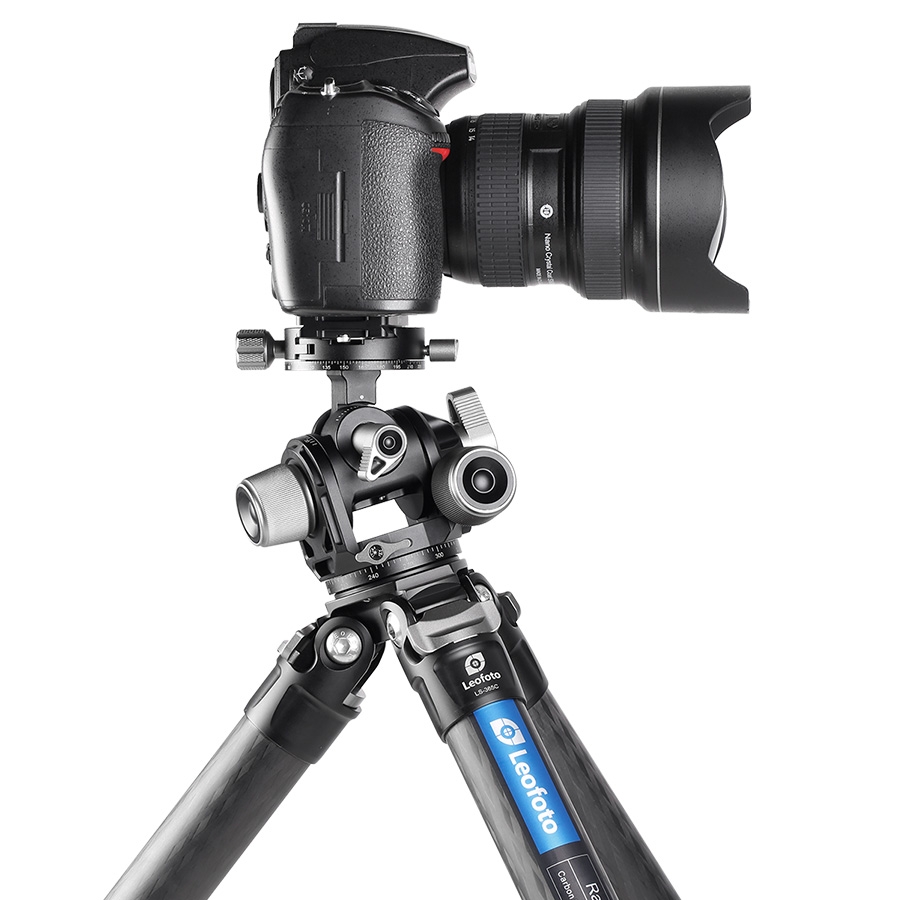 Leofoto G4 Geared Tripod Head with NP-60 Quick Release Plate