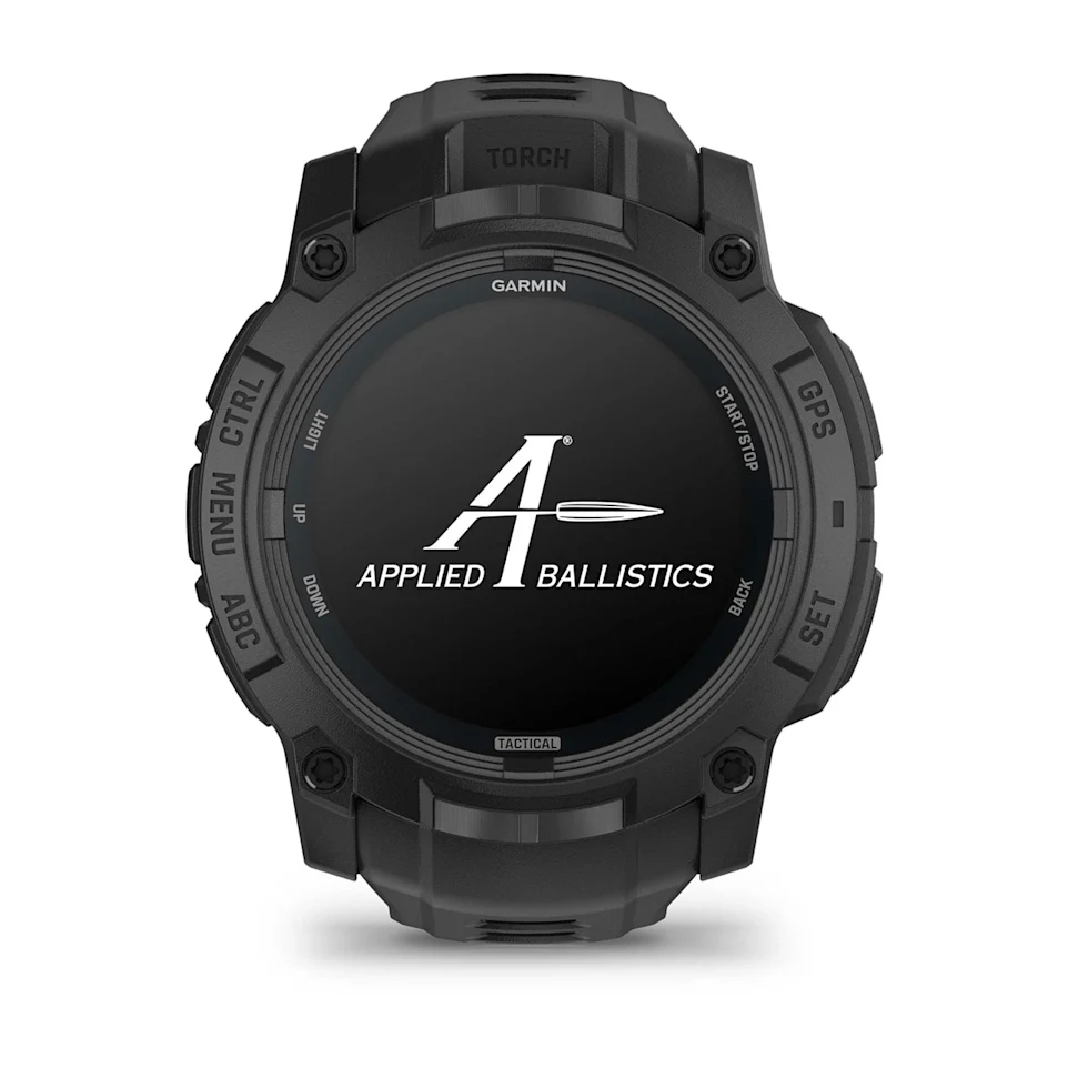Garmin Instinct 3 Tactical Edition 50mm Smart Watch with AMOLED Screen and GPS - Black with Black Band