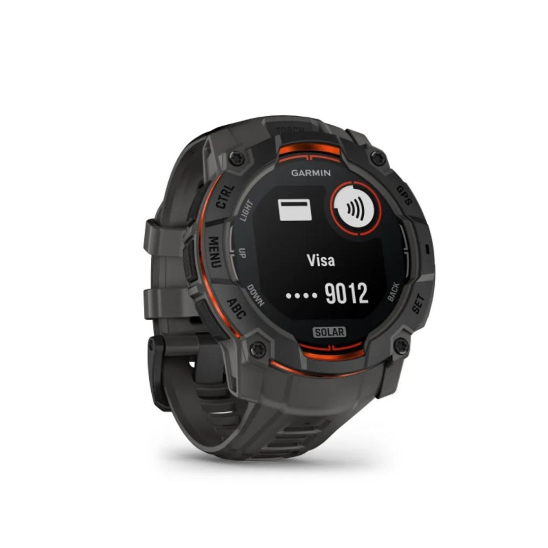 WIN A: Garmin Instinct 3 50mm Solar Charging Smart Watch with GPS - Black with Charcoal Band