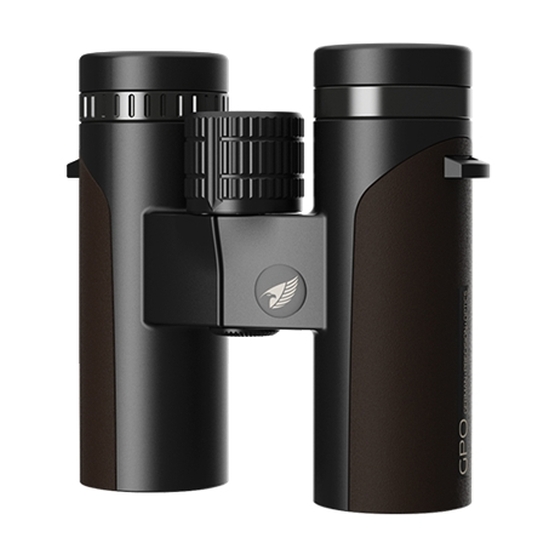 German Precision Optics Passion ED 10x32 Midsize Binoculars - Black / Black