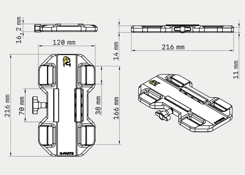 Cole-Tac G-Plate - Picatinny