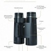 German Precision Optics Rangeguide 10x50 Fullsize 2800m LRF Field Binoculars