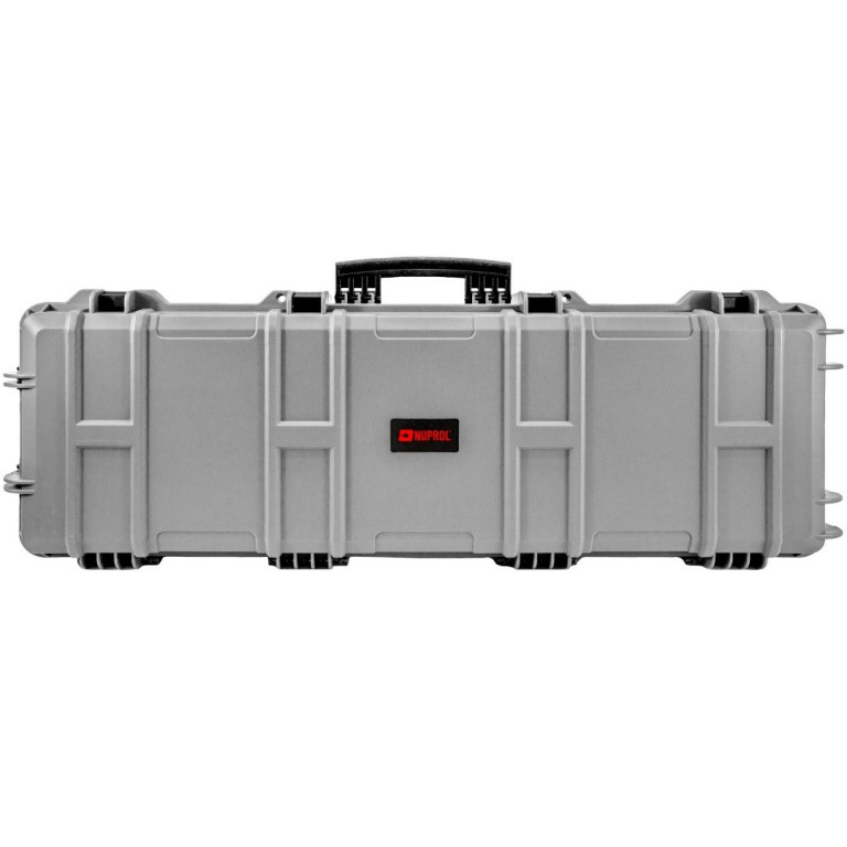 Nuprol Premium Grey Rifle Case with Wave Foam - Large (1090 x 390 x 150 mm)