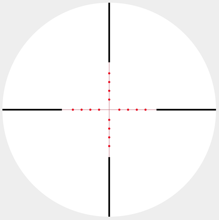 Hawke Optics Vantage IR 2-7x32 SFP Mil Dot 1" Rifle Scope