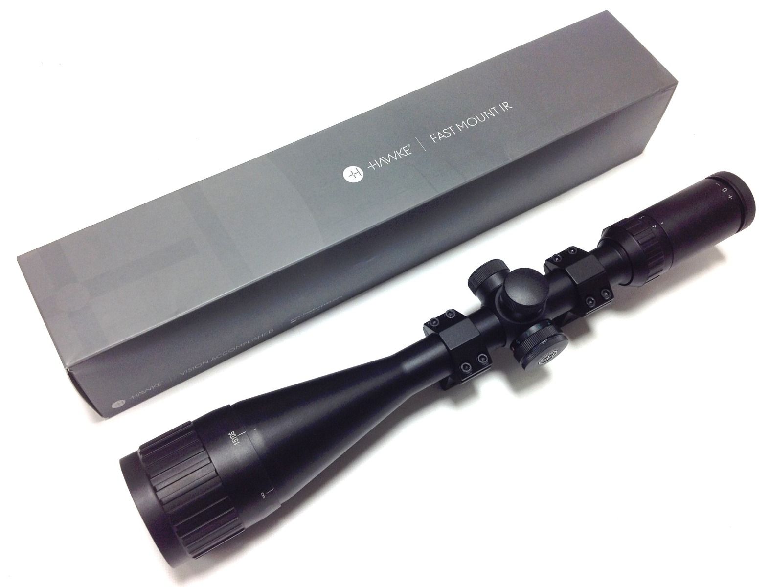 WIN A: Hawke Fast Mount IR 4-16x50 AO SFP Illuminated 1/4 MOA Mil Dot Rifle Scope