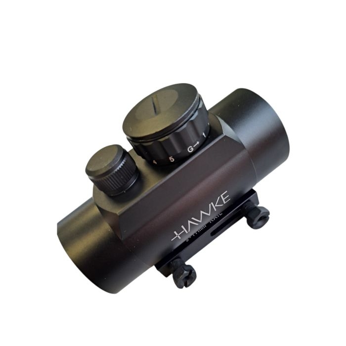 WIN A: Hawke 1x30 3 MOA Red and Green Dot Sight with Weaver / 9-11mm Rail #567