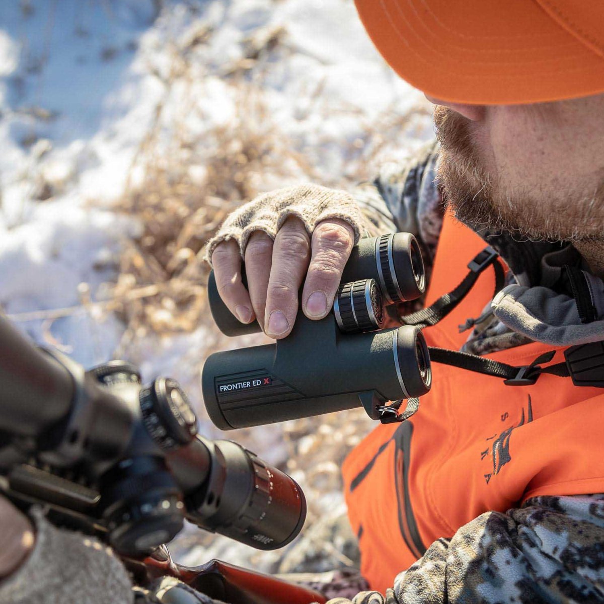 Hawke Frontier ED X 10x42 Binocular - Green