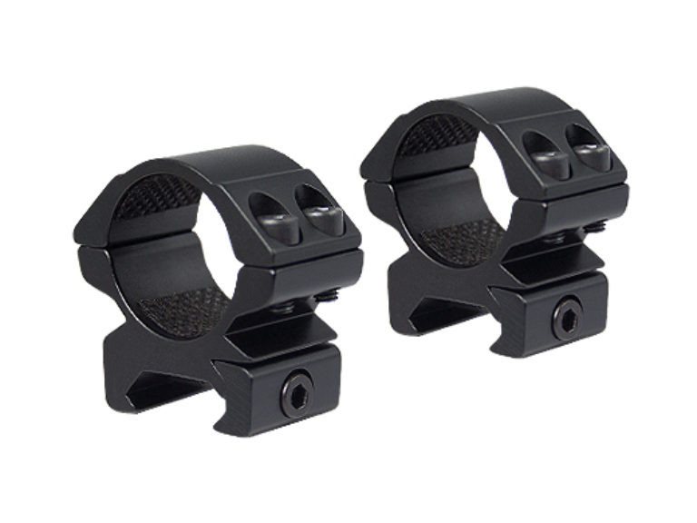 Hawke Match Mount 1'' 2 Piece Weaver Scope Rings - Medium