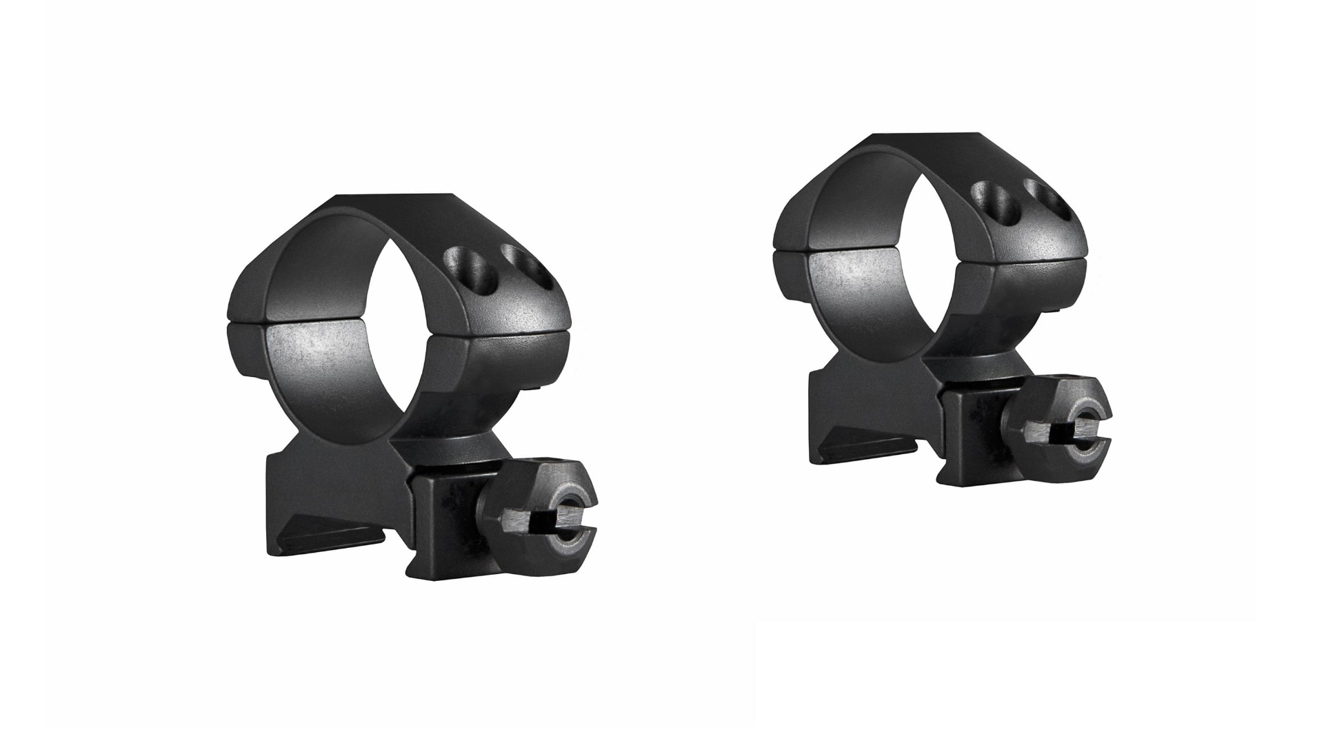 Hawke Precision Steel 1'' 2 Piece Weaver Scope Rings - Medium