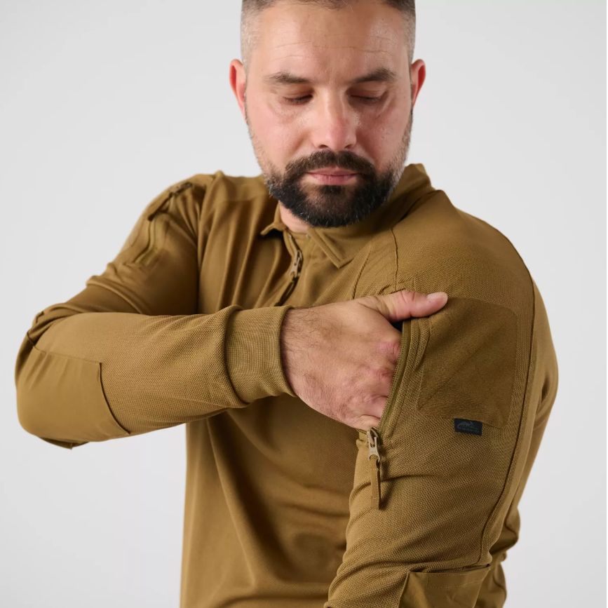Helikon-Tex Range Polo Shirt - Coyote Size: M/Regular