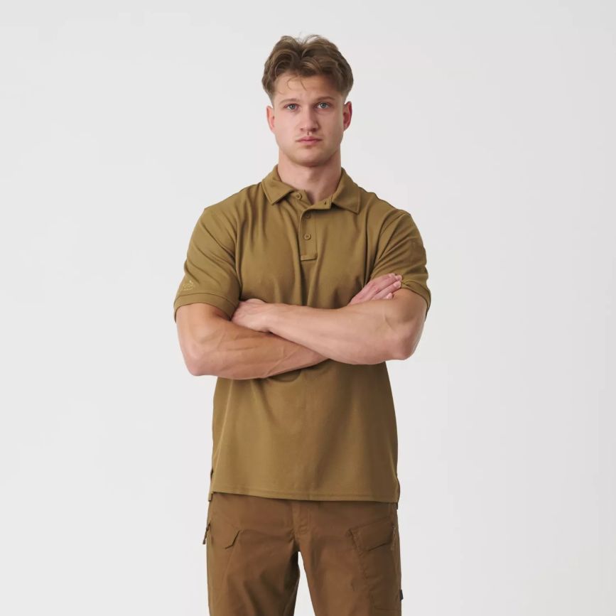 Helikon-Tex UTL Polo Shirt - TopCool Lite - Coyote Size: L/Regular
