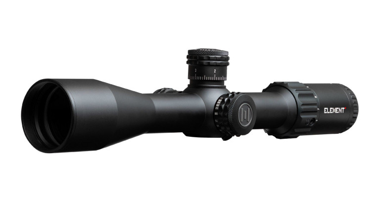 Pre-owned Element Optics Helix 4-16x44 FFP APR-1C 1/4 MOA 30mm Rifle Scope - SOG228
