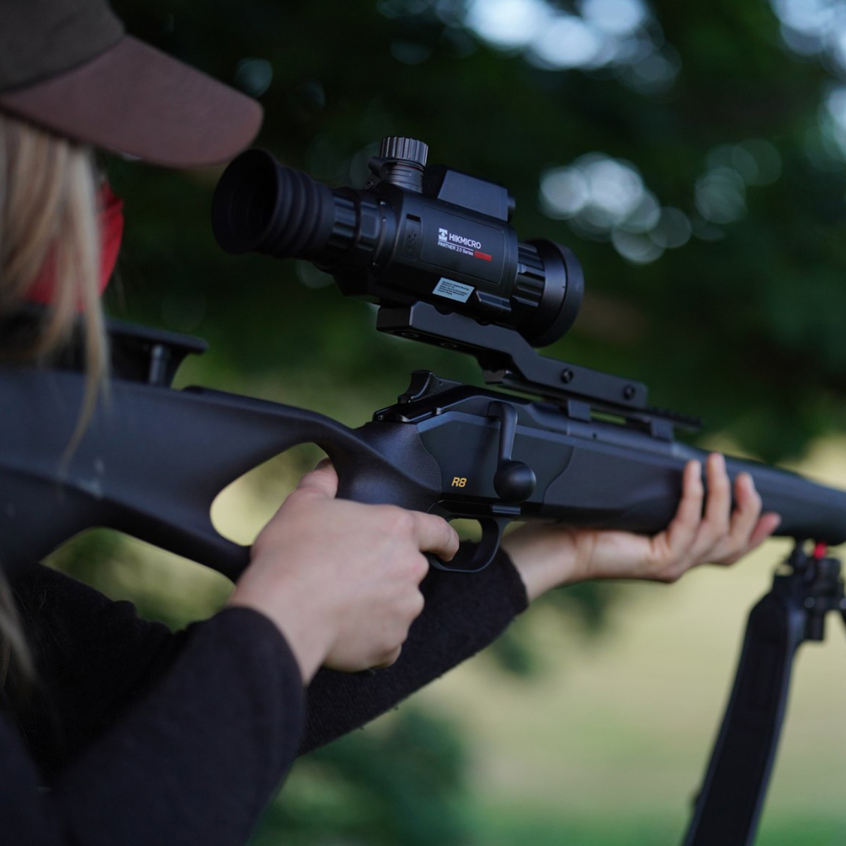 HIKMICRO Panther 2.0 PH50L 50mm LRF 384x288 12µm <20mK Thermal Imaging Rifle Scope