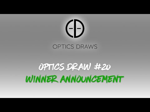 Optics Draws | Optics Draw #20 | Winner Announcement