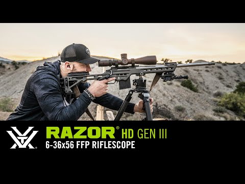 Razor® HD Gen III 6-36x56 FFP Riflescope – Product Overview