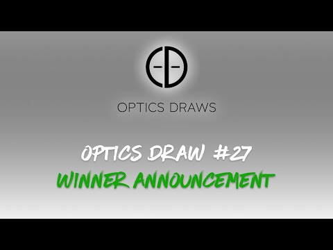 Optics Draws | Optics Draw #27 | Winner Announcement