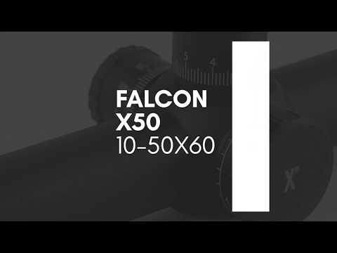 Falcon X50 10-50X60 MOA SFP Rifle Scope