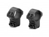 Sportsmatch HTO36c 30mm 2 Piece High Airgun / Rimfire Scope Rings, 11mm