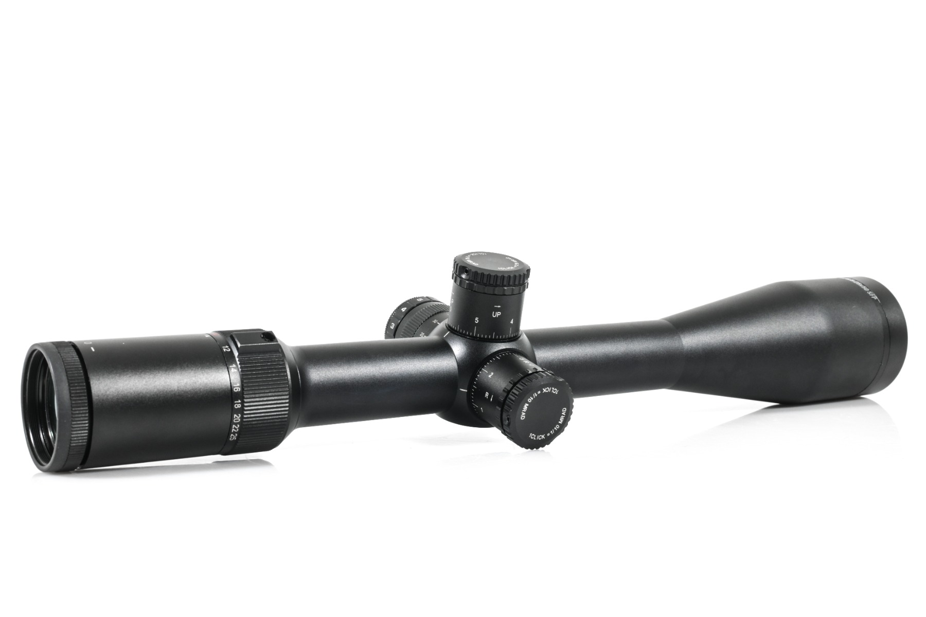 WIN A: WULF Hurricane 6.5-25x50 SFP Illuminated Half Mildot 0.1MRAD Side Focus Locking Turrets Rifle Scope