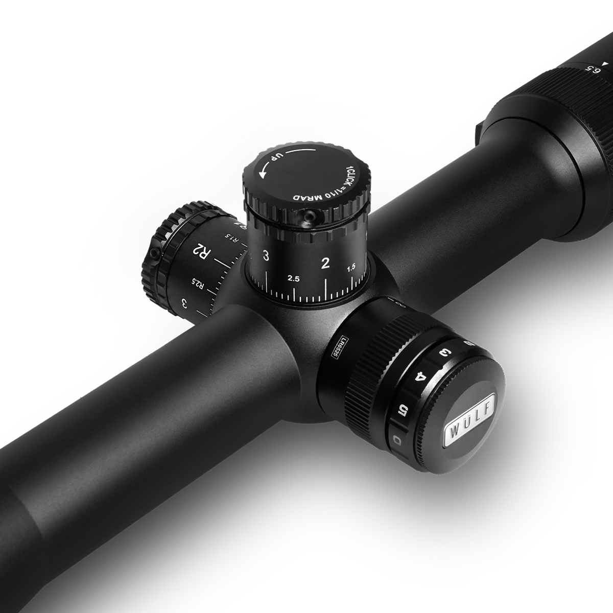 WIN A: WULF Hurricane 6.5-25x50 SFP Half Mildot 0.1MRAD Side Focus Locking Turrets Illuminated Rifle Scope