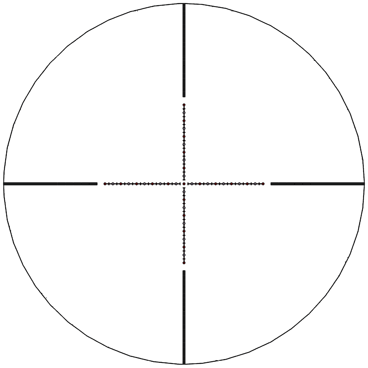 WIN A: WULF Hurricane 6.5-25x50 SFP Half Mildot 0.1MRAD Side Focus Locking Turrets Illuminated Rifle Scope