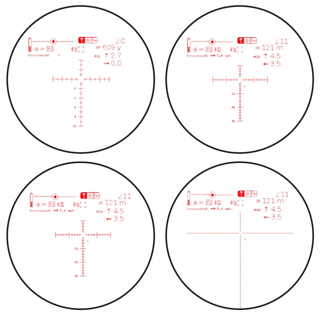 Element Optics HYPR-7 7x50 FFP Programmable Rifle Scope With Integrated Rangefinder