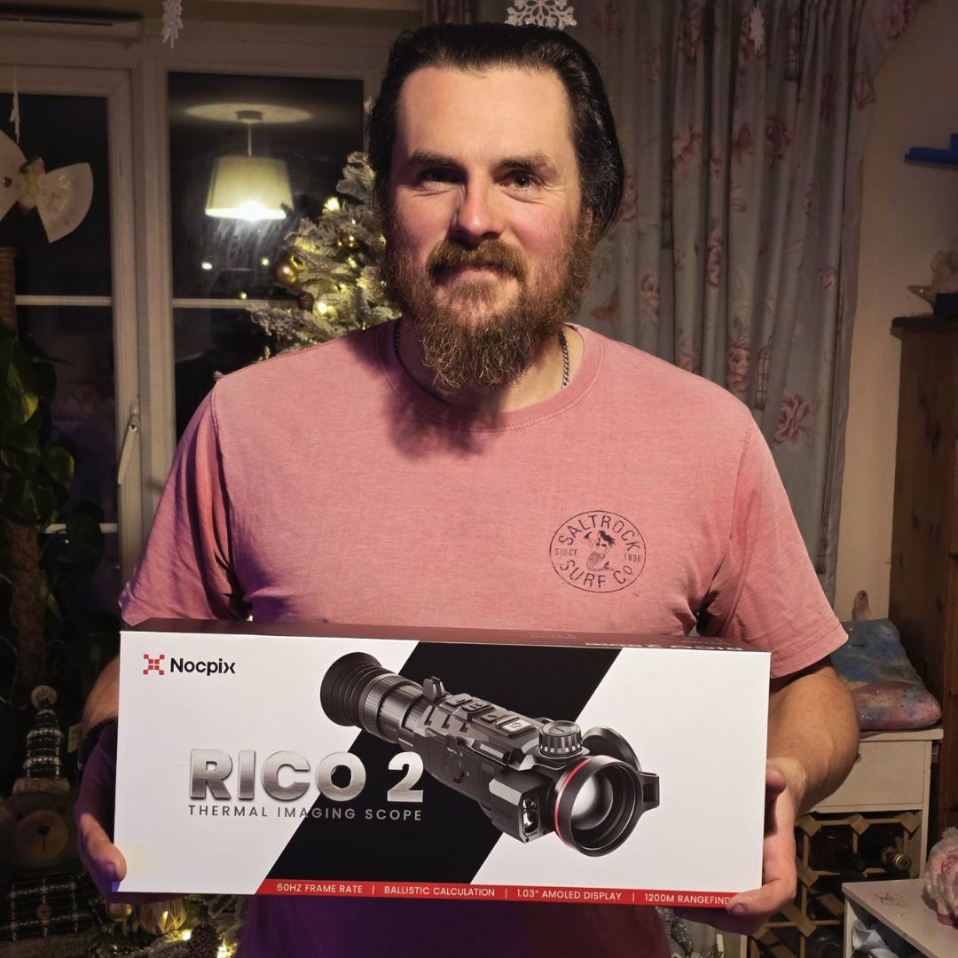 WIN A: NocPix RICO2 L42R 42mm 384px Thermal Rifle Scope with LRF and Ballistic Calculations - 384x288 12um 18mK NETD