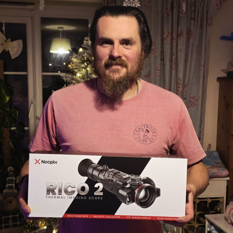 WIN A: NocPix RICO2 L42R 42mm 384px Thermal Rifle Scope with LRF and Ballistic Calculations - 384x288 12um 18mK NETD