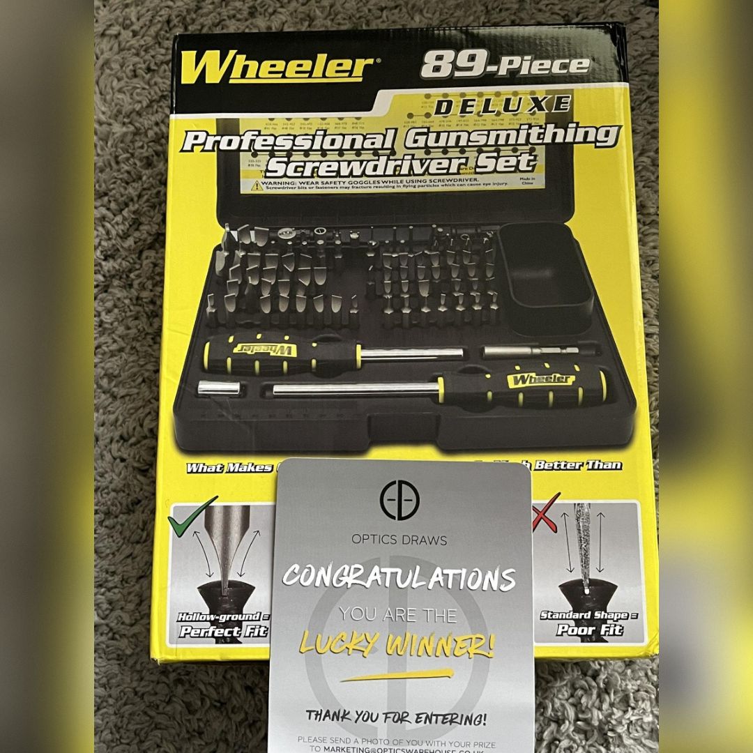 WIN A: Wheeler Professional Gunsmithing Screwdriver Set 89pk
