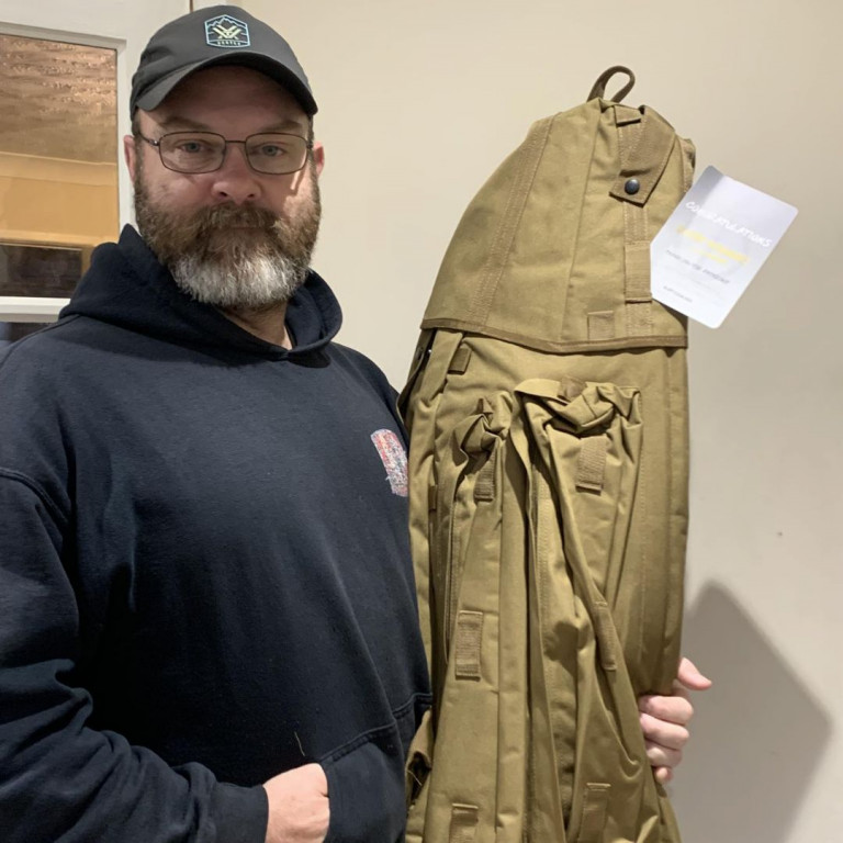 WIN A: ELLTECH ARIDA 52" 600D Sniper Tactical Drag Bag - Tan