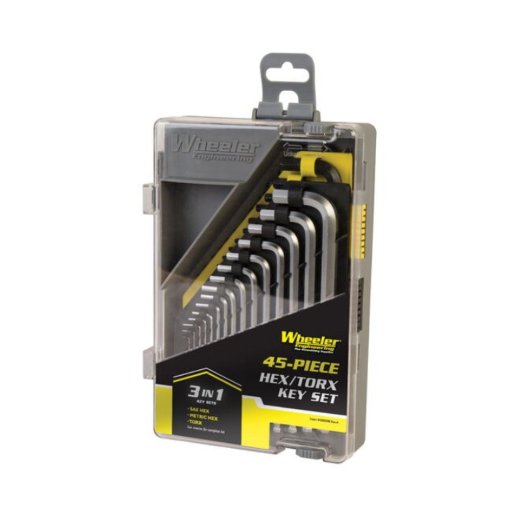 Wheeler 45 Piece Key Set SAE/Hex/Torx