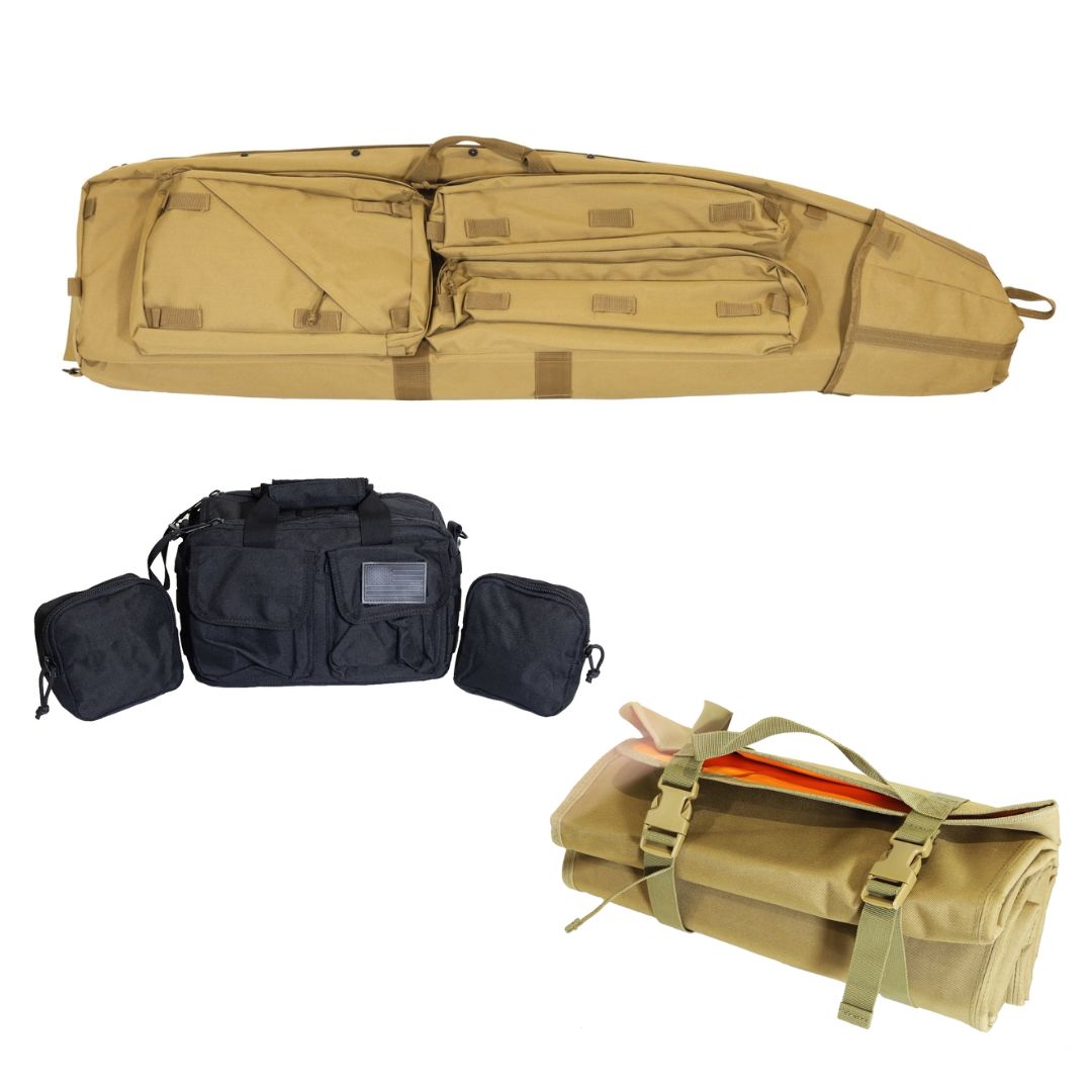 WIN A: ELLTECH BUNDLE (ARIDA 52" Drag Bag + TERRAIN Roll up Shooting Mat + KURO Tactical Covert Range Bag w/ 2x Molle Pockets)
