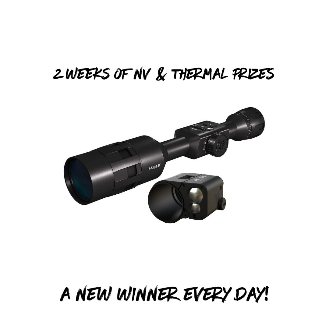 WIN A: ATN 4K PRO X-Sight 5-20x Ultra Digital Night Vision Day Scope & ATN ABL 1500 Laser Rangefinder 