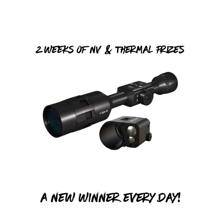 WIN A: ATN 4K PRO X-Sight 5-20x Ultra Digital Night Vision Day Scope & ATN ABL 1500 Laser Rangefinder