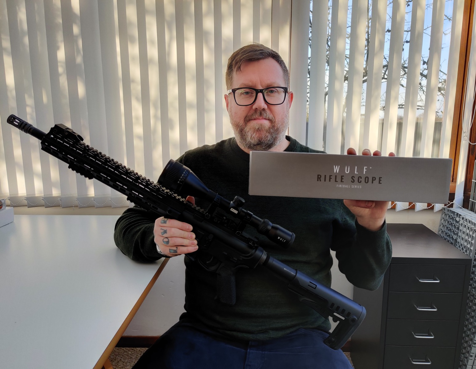 WIN A WULF Fireball 4-12x50 Half Mil Dot Rifle Scope